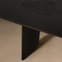 Table basse de salon minimaliste moderne, table centrale géométrique en bois