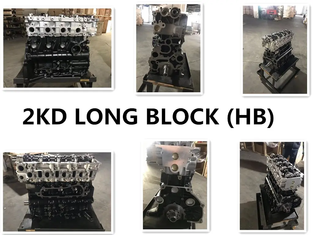 Venda quente novo motor diesel 1KD /1KD-FTV de bloco longo para HIACE/HILUX/FORTUNER/INNOVA