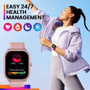 Reloj Inteligente <span class=keywords><strong>GTS</strong></span> <span class=keywords><strong>3</strong></span> <span class=keywords><strong>Pro</strong></span> con Pantalla AMOLED, Correa de Goma Cuadrada, Carga Magnética, Seguimiento de Salud y Estado Físico - Product Image 2