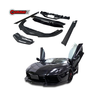 Kit carrosserie en fibre de carbone style DC pour Lamborghini Aventador LP700 : Lame avant, jupes latérales, diffuseur arrière, aileron arrière - Product Image 1