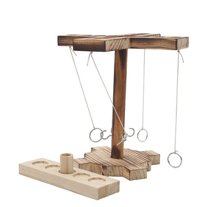 Trò Chơi Ném Vòng Cho Trẻ Em Người Lớn Trò Chơi Uống Rượu Tại Nhà Trò Chơi Bảng Gỗ Cầm Tay Nhịp Độ Nhanh Trò Chơi Bắn Thang Bó Thanh Ngoài Trời - Product Image 2