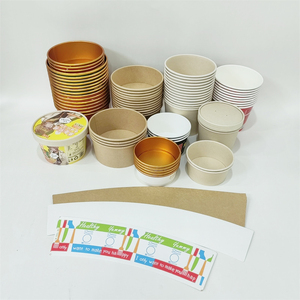 Giấy cup Fan Nhà cung cấp Hot Bán Kraft PE tráng cốc giấy nguyên liệu - Product Image 2