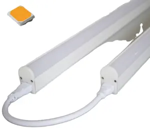 Dimmer tabung led bawah konter DC12V, perlengkapan terintegrasi t5 300mm 600mm 4W 8W