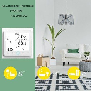 <span class=keywords><strong>Termostato</strong></span> Wi-Fi <span class=keywords><strong>MOES</strong></span> Tuya, Controlador de Aire de 4 Tubos con Control por Aplicación Smartlife, Sistema HVAC Programable IPS - Product Image 2