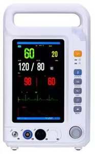 MTMT8000Aポータブル獣医患者モニター7 "リアルカラーバイタルサイン診断血圧マルチパラメーター患者モニター - Product Image 2