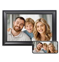 Cadre photo numérique couleur personnalisée 15,6 pouces, écran HD 1920*1080, Android WiFi 32 Go, pour photos et vidéos via Vphoto