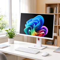 PC All in One Kustom Layar Sentuh 23.8/27 Inci Intel AMD Windows 11 DDR5 WiFi6 Webcam Pop-up OEM Langsung dari Pabrik untuk Sekolah