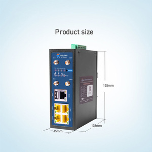 G809-EAU 工业4G LTE VPN路由器 5端口千兆WAN+4LAN Wi-Fi RS232/RS485 DIN导轨式 -40~+70 ℃   CE 欧洲 澳大利亚 物联网 - Product Image 4
