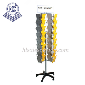 Tùy Chỉnh Tầng Kim Loại Dây Spinning Lịch Spinner Giá Thiệp Chúc Mừng Hiển Thị Đứng Giá Cho Sách - Product Image 3