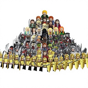 Set di Costruzioni e Action Figure di Personaggi di Lord of the Rings: Elfi, Orchi, Nani, Frodo, Elfi Ranger, Maghi - Giocattoli da Assemblare per età 14+ - Product Image 1