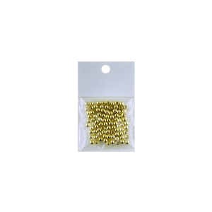 Perline ILAN 6mm placcate oro con foro piccolo per accessori artigianali - Product Image 2