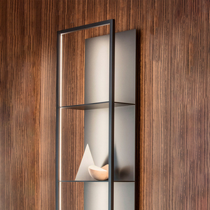 Estantes Flotantes de Pared para Decoración del Hogar, Modernos, de 5 Niveles, de Aleación de Aluminio, con Luces LED, para Apartamentos y Hoteles, Duraderos - Product Image 5