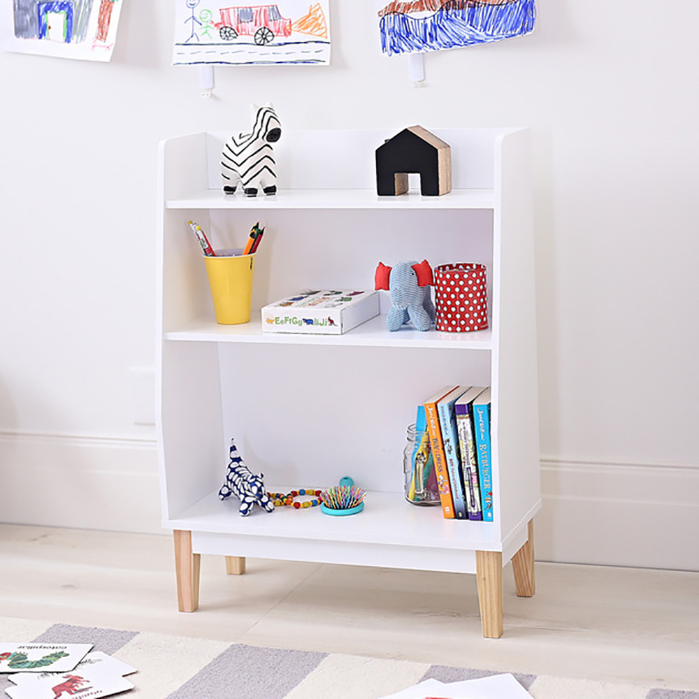 INS современная детская книжная полка деревянный белый детский книжный шкаф для домашнего декора