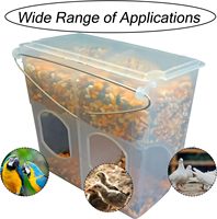 Automatique Durable Pigeon Oiseau Distributeur D'eau En Plastique Abreuvoir Pas De Mess Suspendu Perroquet Mangeoire Accessoires