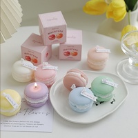 Großhandel Kuchen-Duftkerzen Maßgefertigte Wachskerzen in Kuchenform Geschenkbox-Set Design Heim Hochzeitsdekoration Edle Aromatische Kuchenkerzen