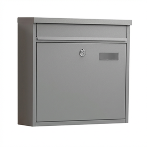 Boîte aux lettres murale en acier galvanisé antivol, design étanche, finition thermolaquée, avec serrure, pour utilisation en appartement - Product Image 2