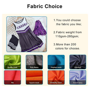 Custom Logo Baige New Arrivals <b>Girls</b> Cheerleader Stage Performance Cheerleading <b>Costumes</b> Dancing Show Adults School Cheer Sets - Product Image 5