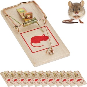 Piège à rongeurs en vrac ultra-sensible en bois et métal – Outil de lutte antiparasitaire - Product Image 2