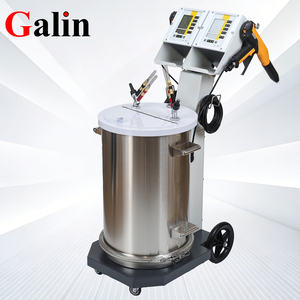 Máquina <span class=keywords><strong>de</strong></span> Recubrimiento Electrostático en Polvo Galin con Tolva <span class=keywords><strong>de</strong></span> 55L, Salida Estable, para Acabado Industrial <span class=keywords><strong>de</strong></span> Piezas Metálicas, CE 45L OPT2 PRO FD - Product Image 1