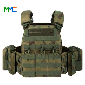 เสื้อกั๊กยุทธวิธีผ้าโพลีเอสเตอร์อ็อกซ์ฟอร์ดแบบปลดเร็ว MMC ผลิตในจีน OEM พร้อมสายรัดหน้าอก อุปกรณ์ป้องกัน แผ่นกันกระสุนแบบ Molle - Product Image 3