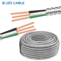 Cable JZD UL RTS de Bajo Voltaje 14/2 12/2 14/3 AC90 con Certificación CUL, Cable Blindado de Aluminio Interconectado BX 12/2 MC con Aluminio