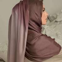 Vente en gros 2025 Meilleure vente Belle nouvelle Ombre imprimée Modal Hijab ombragé respirant doux Viscose Modal Shadow Print Hijab