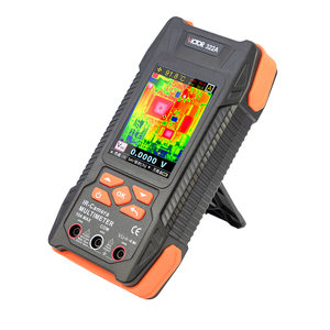 กล้องถ่ายภาพความร้อนและมัลติมิเตอร์แบบดิจิตอล 2-in-1 รุ่น 322B, 60000 ค่า, ความละเอียด IR 240×240, หน้าจอสีพร้อมที่เก็บภาพ - Product Image 4