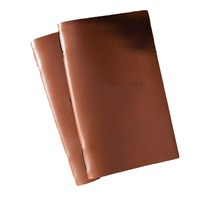 Porte-menu en cuir personnalisé A4 A5, reliure à coins, couverture de menu de restaurant avec impression de logo