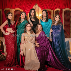 Bollywood secuencia Sari - Product Image 1