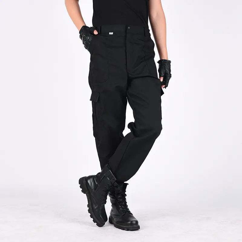 Autumn Security Man Uniforms Formal Black Customized man Work Wear Security Guard Uniform Pants