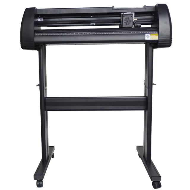 34 Inch Stepper Motor Cutting Plotter Manual Contour 3 Blade Graphtec KI-870 High Accuracy Aluminum Roller Casting Carriage
