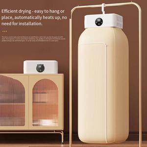 Mini <span class=keywords><strong>sèche</strong></span>-<span class=keywords><strong>linge</strong></span> avec <span class=keywords><strong>sèche</strong></span>-<span class=keywords><strong>linge</strong></span> portable Petite machine de séchage électrique pliable compacte avec sac sec - Product Image 2