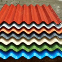Vente directe d'usine de tôles de revêtement couleur PPGI/GI/acier galvanisé/plaques ondulées couleur RAL pour toiture