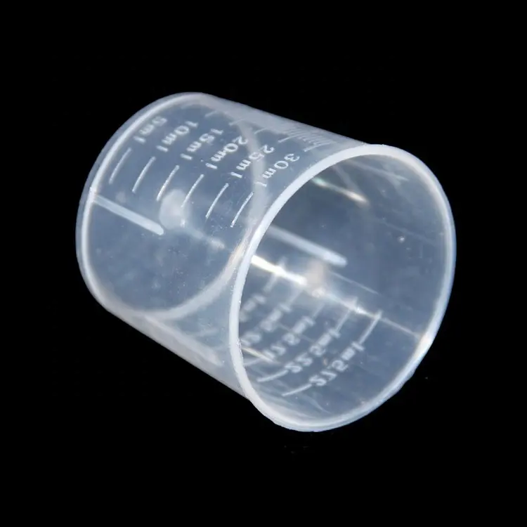 Gobelet doseur jetable en plastique transparent pour gobelet de médecine