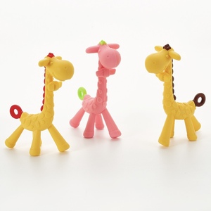 <span class=keywords><strong>Mordedor</strong></span> de Silicona para Bebé, Libre de BPA, Grado Alimenticio, Juguete Suave con Forma de <span class=keywords><strong>Jirafa</strong></span>, Unisex para Niños y Niñas - Product Image 1