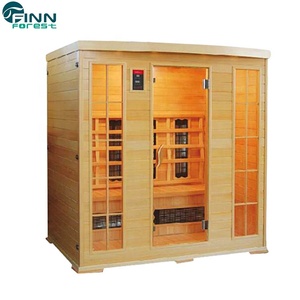 Sauna a Infrarossi Fenlin per 2 Persone, <span class=keywords><strong>Mini</strong></span> Cabina Sauna Secca e Umida per Uso Domestico - Product Image 3
