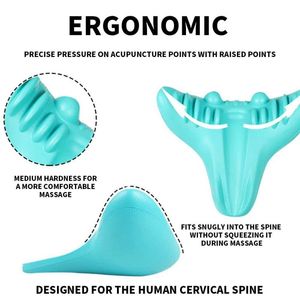 Almohada de masaje Cervical portátil, Camilla de cuello por gravedad, almohada de soporte de corrección para aliviar el dolor de cuello y mejorar el sueño - Product Image 6