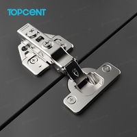 Charnière Invisible Topcent 3D Réglable Hydraulique à Fermeture Amortie pour Meuble