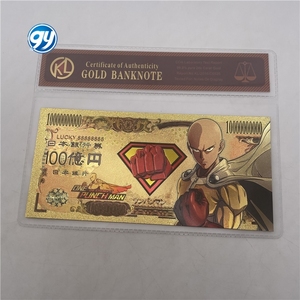 ธนบัตรอนิเมะวันพันช์แมน 10000 เยน ลายการ์ตูนญี่ปุ่นสวยงาม บรรจุในซอง สำหรับเป็นของที่ระลึกและสะสมการ์ด - Product Image 1