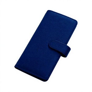 Best Selling 15-Color Luxe Pebble Leather Slim <b>Card</b> <b>Wallet</b> for Passport, Bill, Money, Cash As Agenda Planner - Product Image 1