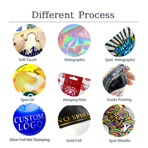 Custom Logo Different Colors Clear Metallic <strong>Zip</strong> <strong>Lock</strong> Resealable Foil <strong>Pouches</strong> Food Packaging Flat Bags for Small Businesses - Product Image 4