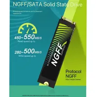 SSD NGFF M2 dengan Antarmuka NGFF 512GB Cocok untuk Laptop dan Desktop
