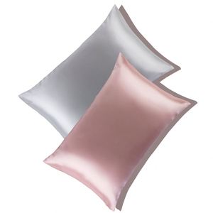 Kit de Mascarilla para Ojos de 20x26 Pulgadas, Funda de Almohada Moderna de Satén Sólido de Lujo con Cierre Oculto, Venta al por Mayor Personalizada - Product Image 2