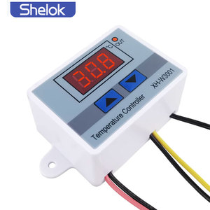 Shelok ตัวควบคุมอุณหภูมิ PID ของอุตสาหกรรมพร้อม TC RTD อินพุต <span class=keywords><strong>SSR</strong></span> รีเลย์เอาต์พุตสำหรับเครื่องพลาสติกเตาทำความร้อนเตาอบระบบ - Product Image 1