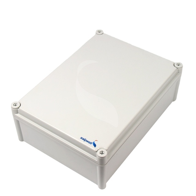 IP66 280x190x130mm Heat Resistant Flame Retardant PC Waterproof Junction Box for Electronics Instrument Enclosures