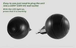 AOSION Mini répulsif électronique à ultrasons pour l'intérieur Répulsif à mouches Répulsif à moustiques <span class=keywords><strong>efficace</strong></span> pour la maison - Product Image 6