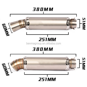 <span class=keywords><strong>Silencieux</strong></span> en fibre de carbone CRF 230 <span class=keywords><strong>ER6N</strong></span> CBR250, tuyau d'échappement universel pour moto, <span class=keywords><strong>silencieux</strong></span> 51MM - Product Image 5