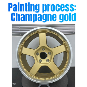 Applicable pour Porsches 718 20 pouces peint roues moyeu <span class=keywords><strong>911</strong></span> 21 pouces champagne or jantes jante moyeu de roue personnalisé - Product Image 4