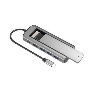 الأكثر مبيعًا في توتي محور USB 5 في 1 USB3.0 hdtv430hz <span class=keywords><strong>M</strong></span>.2 محطة إرساء للكمبيوتر المحمول - Product Image 1