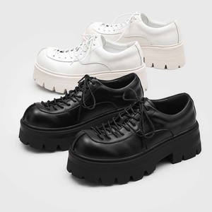 Chaussures Derby à lacets pour hommes 2026, à semelle épaisse, rehaussantes, noires, tendance, décontractées, style niche, grandes tailles - Product Image 2